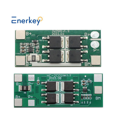 Купить Enerkey BMS 2S 20A 7,4V 8,4V Литий-ионный Липо аккумулятор BMS 18650 Защитная панель заряда для электрического мотоцикла Производство в сети