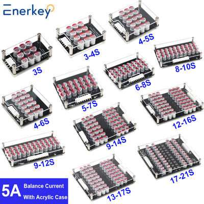 Купить Enerkey 5A 3S 4S 5S 6S 7S 8S 9S 10S 12S 14S 16S 17S 21S Литий активный эквалайзер с акриловой пластиной Литий-ионный/Lto/Lifepo4 Батарейный балансировщик для скутера Производство в сети