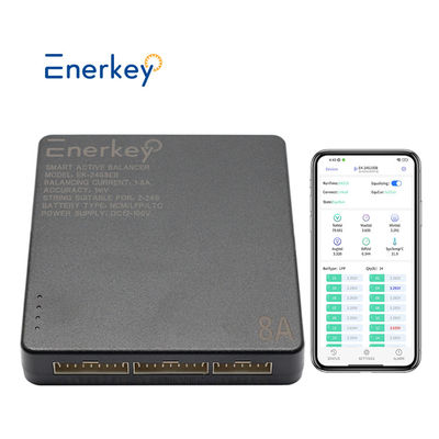 Enerkey BMS 4S 8S 8A умный активный балансировщик Lifepo4 литий-ионные батареи для RV