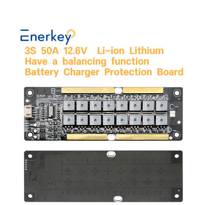 12.6V 3S 50A Активный балансировщик BMS для тернарного литийного аккумулятора