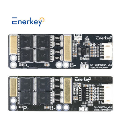 Enerkey 3s 4s 5s 50A BMS для 14,4V 14,8V Литий-ион/литий/литий-полимер 12V 12,8V аккумулятор