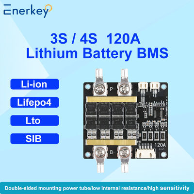 Enerkey Hardware BMS 3S 4S 12V 60A 80A 100A 120A LiFePO4 ПК с аккумулятором с балансом для мотоцикла