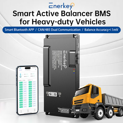 Планшет защиты батареи 16S-24S 200A 250A 300A BMS с 8A активным балансом BT/CAN/RS485 для электрического вилочного погрузчика Lifepo4 литий-ионный аккумулятор