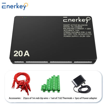 Enerkey 20A Smart Balancer 4S 8S 12S 16S 20S 24S 40A 60A с CAN и Bluetooth Активный балансировщик для электромобилей